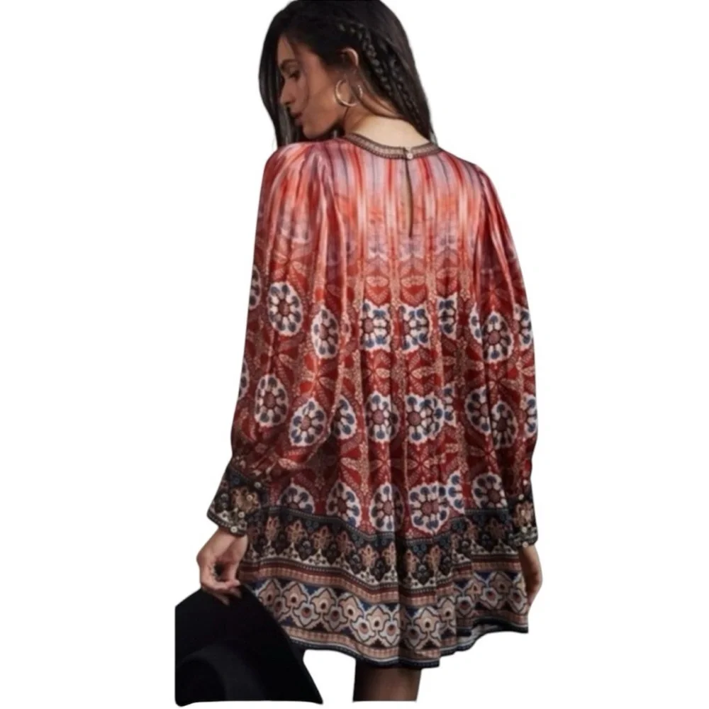 ANTHROPOLOGIE TANVI KEDIA Agatha Tunic/Mini Dress, Size S. - Picture 2 of 12